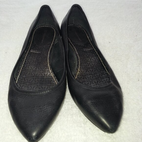 Pointy Toe Leather Worn Ballet Flats EU - Picture 4 of 14